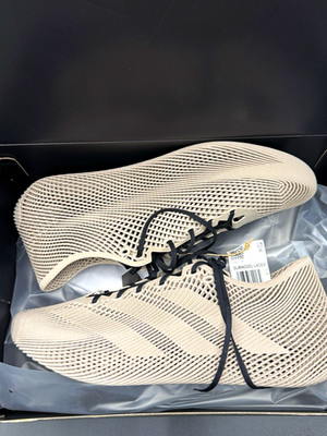 adidas Climacool Men's Low Top Lace Up Athletic Sneakers Beige/Black Mesh