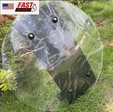 Diameter 55cm 3mm PC Round Polycarbonate Anti-Riot Shield for Campus Security 