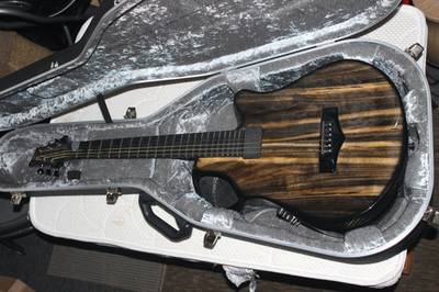 Emerald Harborica Veneer/Carbon Fiber X-10 Midi Guitar With
