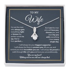 To My Wife Necklace, Gift For Wife, Anniversary Gift For Wife, Birthday Gift