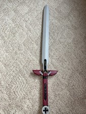 2008 Nerf N-Force Foam Honor Valor Red Marauder 2 Handed Sword 37" GREAT SHAPE