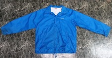 Vintage Siemens Hartwell Blue Nylon Satin Windbreaker Work Jacket Snsps Large