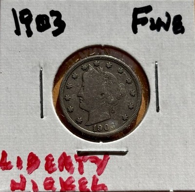 1903 Liberty Head V Nickel - Nice example