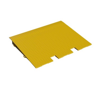 16000lb Load 86'' x 68'' Heavy Duty Steel Dock Board Plate & Forklift Truck Ramp