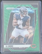 2024 Panini Prizm - D.J. Moore #48 Green Prizm