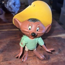 1970 R. Dakin  Co. Speedy Gonzalez Mouse Vinyl Toy Vintage Warner Bros. Cartoon