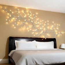 Enchanted Willow Vine Lights, Christmas Gift 144 LEDs Flexible DIY Vines with...