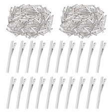 200Pcs 3Inch - 7.5Cm Alligator Hair Clips Kit, Perfect for Metal Duck Bill Hair