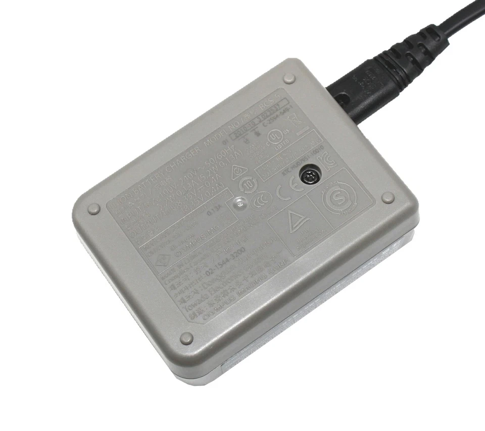 Olympus OEM BCS-5 Battery Charger Gray for OM-D E-M10, PEN E-PL10, E620, BLS 5 - Image 2 of 2