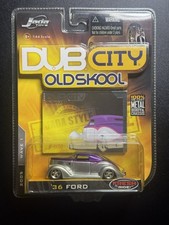 Jada Dub City Oldskool 1936 Ford - Silver Purple - 164 2005 007 Sealed Jada Dub City Oldskool 1936 Ford - Silver Purple - 164 2005 007 Sealed