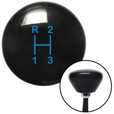 Blue Shift Pattern 11n Black Retro Shift Knob w/ M16x1.5 Insert Shifter Auto