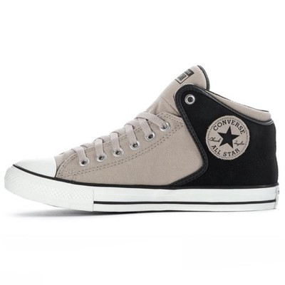 Converse CTAS High Street Mid Top Shoes Papyrus Black A14294C Mens Size 10 NEW