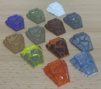 LEGO   - Wedge Keil Polygon Rock - Surface 64867 in verschiedenen Farben