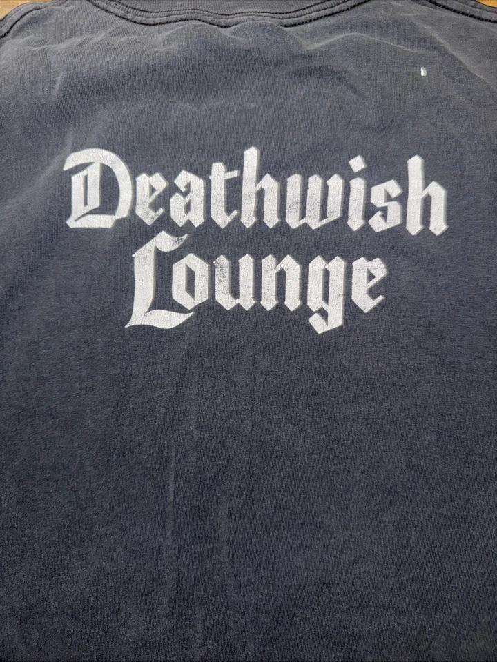 Deathwish Lounge Skateboard T-Shirt Black Large 21x27 Skate Tee Streetwear - Image 2 of 4