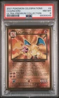Pokémon Gold Metal Charizard #4 | PSA 8 | Ultra Premium Collection UPC.