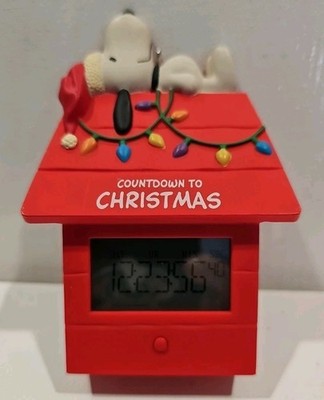 Hallmark Peanuts Snoopy's Doghouse Countdown To Christmas Ornament Digital 2011 