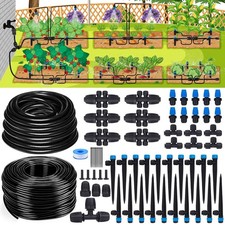 240FT Drip Irrigation Kit - Automatic Garden Watering System for Plants, Lawn 