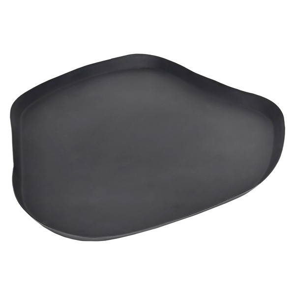 Dekoschale Schwarz Schale Zum Dekorieren Dekoteller Organisch Geformt 34X44 Cm-image