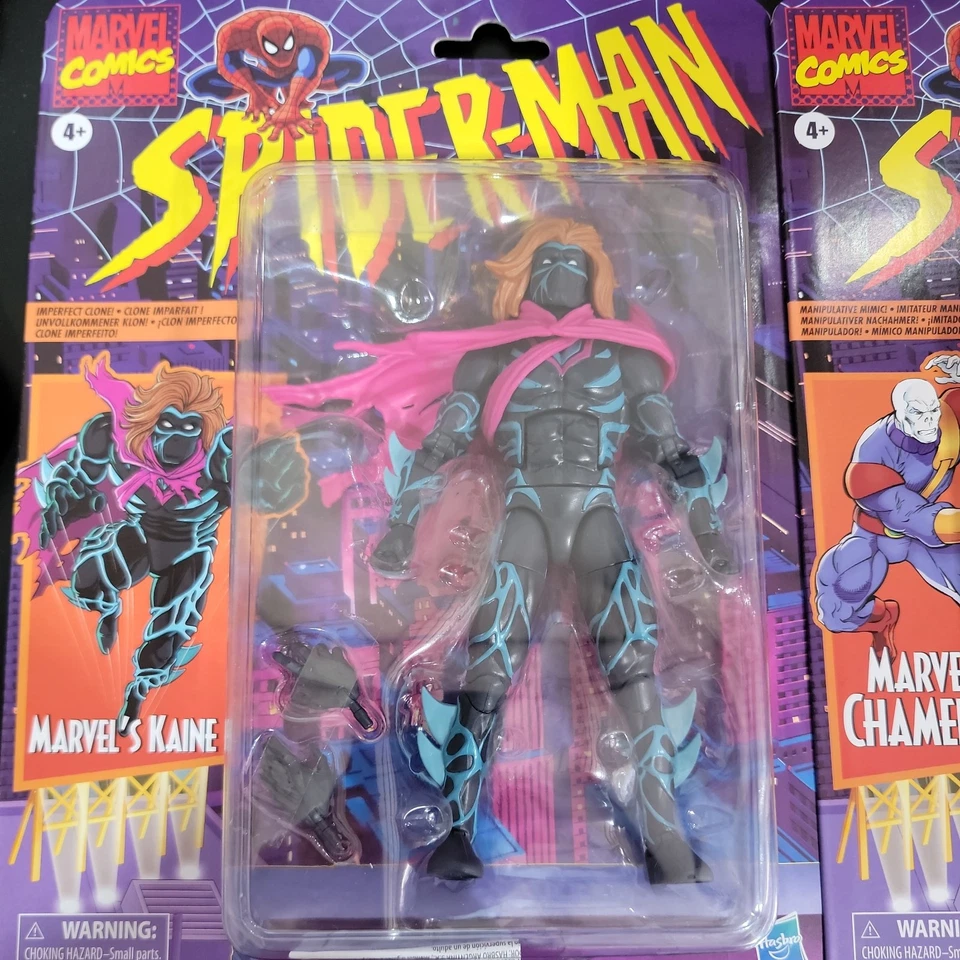 Marvel Legends Agent Venom, Spiderman ilimitado, Electro, Kaine y Chameleon 5pk Foto 4 de 4