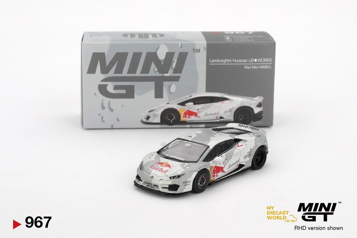 MINI GT LB★WORKS Lamborghini Huracán 149 1:64 Mini GT #967 Lamborghini Huracan LB-WORKS ver. 2 Mad Mike