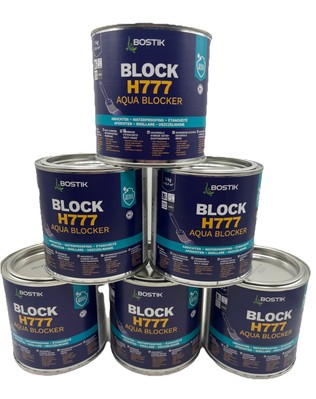 Bostik Block H777 Aqua Blocker Dachabdichtung Bauwerksabdichtung 6 x 1kg Dose