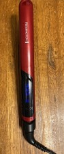 Remington S-9600 Hair Straightener Flat Iron Digital Controls Red Black Tested