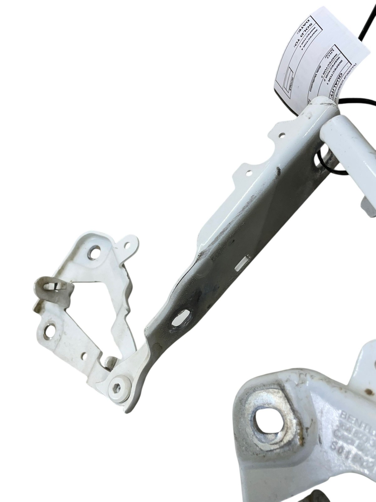 2015-2020 BENTLEY BENTAYGA OEM Hood Hinge Set Left & Right Ghost White