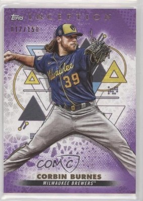 2022 Topps Inception Purple 12/150 Corbin Burnes #54 0yr7