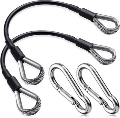 TOBWOLF Gym Cable Extension Rope Attachment for Home Gym LAT Pulldown