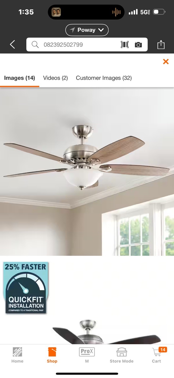 Ceiling Fan With Light
