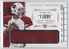 2014 National Treasures Timeline Materials Team Nicknames 24/50 Logan Thomas 0af