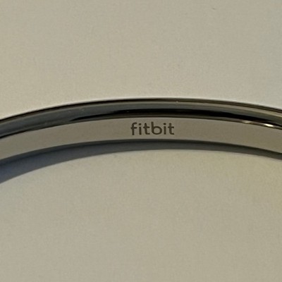 Genuine Fitbit Flex 2 Metal Bangle Bracelet Band - Silver Tone