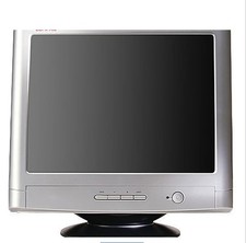 Vintage COMPAQ FS7600e 17" Flat Screen CRT Monitor Gaming Computer - NEW! 