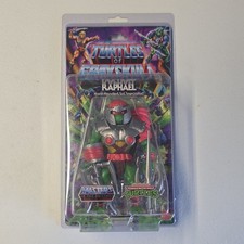 Mattel Raphael Action Figure Turtles of Grayskull MOTU TMNT Removable Helmet