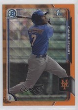 2015 Bowman Chrome Prospects Orange Wave Refractor Champ Stuart #BCP59 5ta