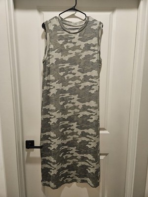 casual camouflage dresses Universal Thread Womens Large- Green Camo Sleeveless Maxi Dress Women's camouflage Handmade Black Woven Leather 80 AND UNDER chic apparel for the Size:UK 6 / US 2