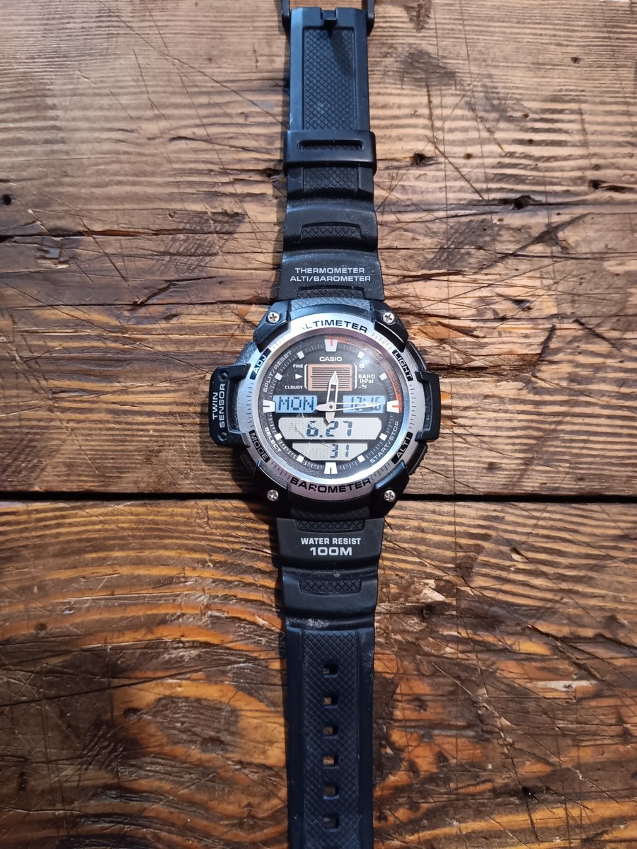 Watches Casio Sgw 400 Hd VTG CASIO SGW-400H Barometer/Altimeter