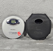 WORKING Vintage Sony Walkman Portable CD Player D-EJ616CK G-Protection w/Case