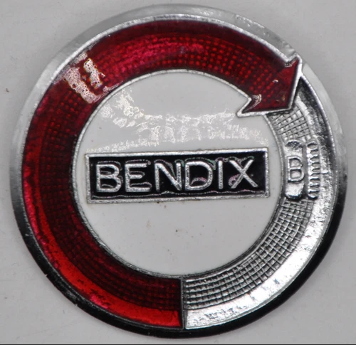 Craft Plate - USA Workshop B Factory BENDIX Access Badge Circa 1945-1960