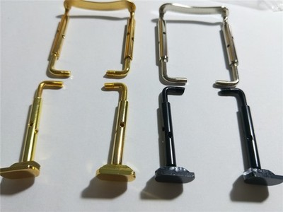 4 Sets VIOLA Chin Rest Clamp Separated Gold Color Screws VIOLA Parts