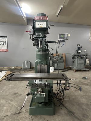 Webb Champ 5VK Vertical Mill- Video link in the description 