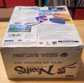 Nights Into Dreams... (Sega Saturn, 1996) Complete In Box , 3D Controller CIB!