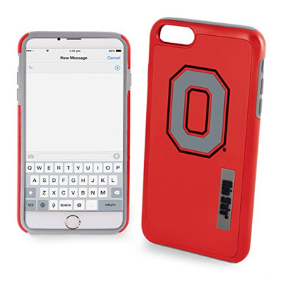 FOCO NCAA Ohio State Buckeyes Dual Layers iPhone 8+, 7+ & 6S+ (5.5'')