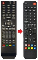 Fernbedienung Geeignet FüR Jtc DVB-81851 | DVB-81857 | DVB-82157