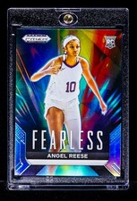 Angel Reese RARE REFRACTOR COLORBLAST PRIZM INVESTMENT ROOKIE CARD LSU SSP