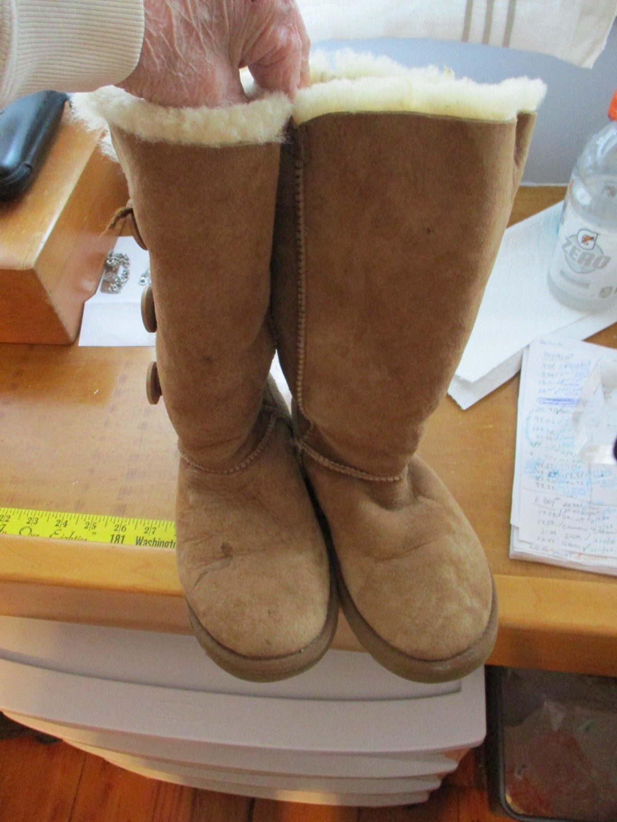 UGG Bailey Button TALL THREE BUTTON WRAPS BOOTS b… - image 1
