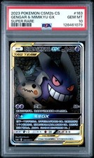 Psa 10 Gem Mint Gengar & Mimikyu Gx 163/150 Sr 2023 Simplified Chinese Pokemon C