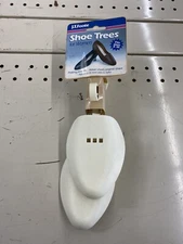 NEW J.T. Foote Adjustable Shoe Trees For Women - Fits Sizes 5 - 10 White #731