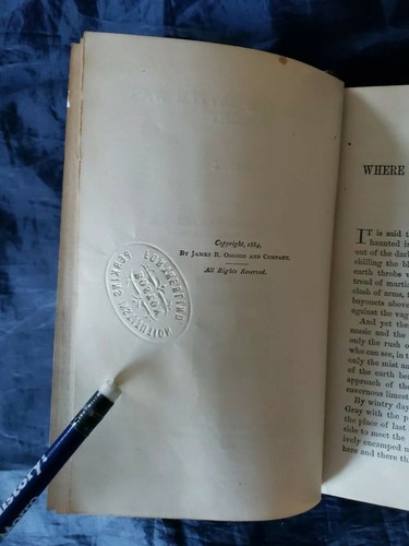 Where the Battle Was Fought Charles Craddock Antique 1891 Leather Mary N Murfree - Picture 10 of 12