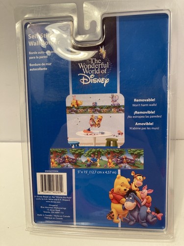 winnie the pooh disney self stick wall border new/sealed - Bild 3 von 9
